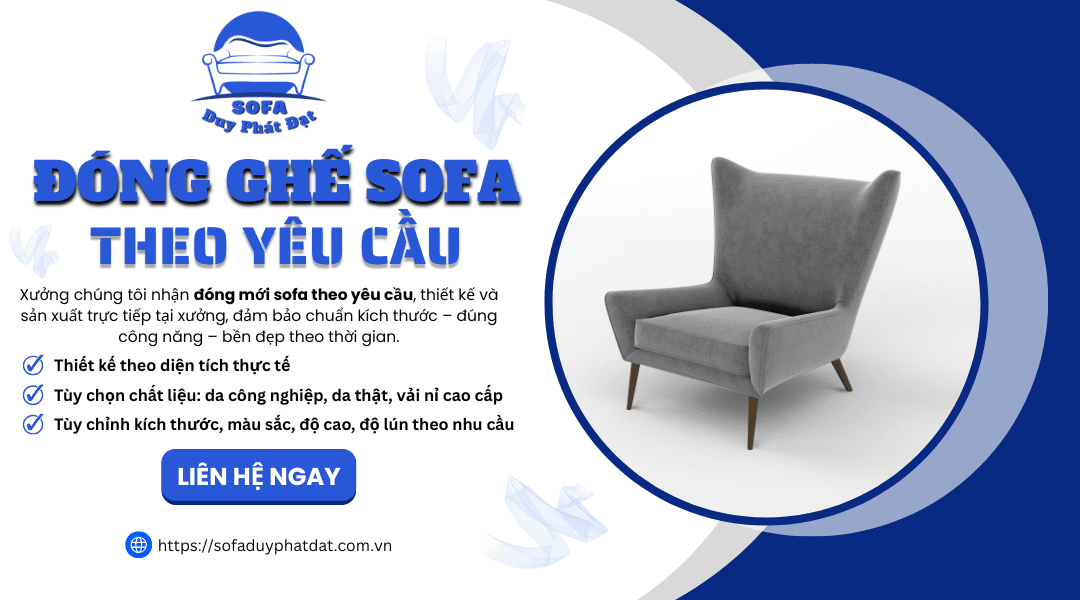 Đóng Ghế Sofa Theo Yêu Cầu